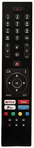 XINFUTE RC43137P Fernbedienung für Bush Digihome Finlux Techwood TV-Fernbedienung RC43137 RC43135