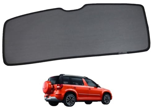 Sonnenschutz Auto Baby Kinder Sonnenblende Für Yeti 5L 2009-2017 UV Schutz Magnetisch Vorhang Autofenster Seitenscheibe Sonnenschutz Zubehör Faltbar(Back Window 1pc)