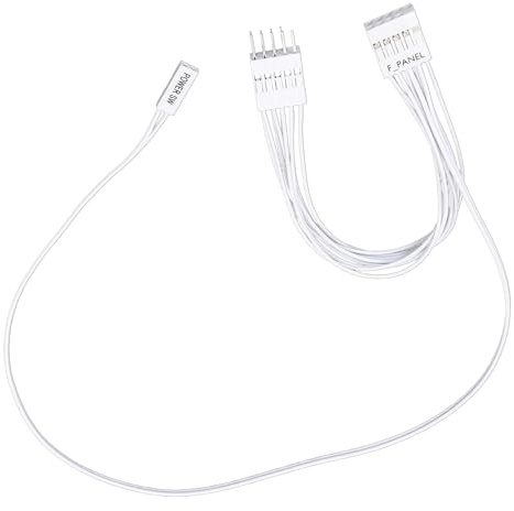 Oxxggkao Anti-Fool Design Power Switches Extension Cable for Easy Wiring Full Coppers Cores Motherboards Power Switches Jumpers Extension Cable