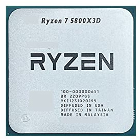 R 7 5800X3D R7 3.4 GHz 8-Core 16-Thread 7NM L3=96M 100-000000651 Support Desktop CPU Gaming Socket AM4