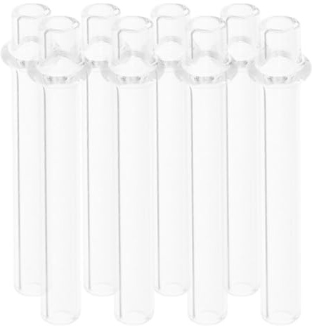 Ciieeo 8 Stück Durchsichtige Glasröhren Dochthalter für Öllampen aus Glas mit Stabilem Halt und Optimierter Brennfunktion für Einsatz in Kommerziellen Bereichen und Beim Lesen
