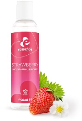 EasyGlide Erdbeeren Gleitgel auf Wasserbasis - 150 ml