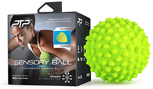 PTP Unisex – Erwachsene Sensory Massageball, grün, OS