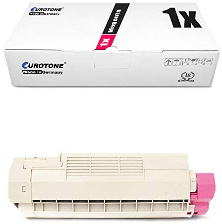 1x Müller Printware XXL Magenta Black Toner für Oki Color C 612 C612N C612DN ersetzt 46507506
