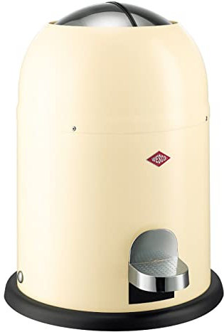 WESCO Singlemaster Poubelle à pédale avec amande 9 l