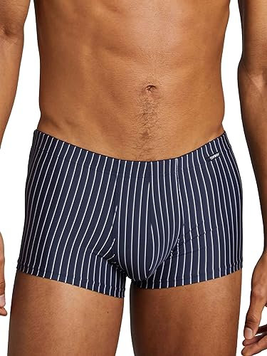 Skiny Herren Pant 2er Pack Micro Multipack Shorty, crownbluestripe Selection, M (Lot de 2) Homme