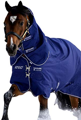 Horseware Amigo Hero 900 Plus Medium 200g - Atlantic Blue/Ivory