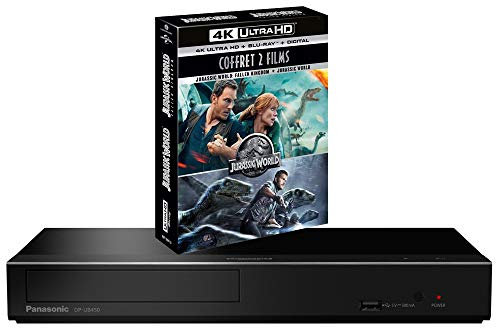 Panasonic DP-UB450 MULTIREGION Bundle with Jurassic World 2 Movie Collection 2 Ultra HD 4K Blu-ray Disc