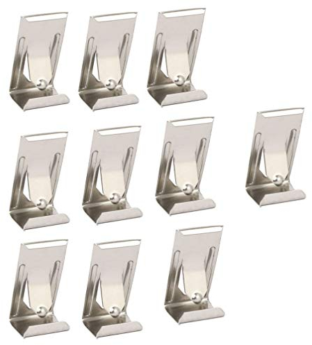 CLISPEED 50Pcs Molla in Metallo Gira Clip Cornice per Foto Gancio a Molla per Immagine Stampante 3D Strumento Gancio Clip Letto in