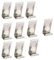 CLISPEED 50Pcs Molla in Metallo Gira Clip Cornice per Foto Gancio a Molla per Immagine Stampante 3D Strumento Gancio Clip Letto in