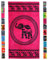 P.K. - Collection Strandtuch aus 100% Baumwolle - Strandhandtuch 90x165 cm Frottee Qualität - hochwertiger Jacquard Druck (Elefant Pink) bunt