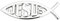 Bruce & Shark 3D Car Decal Emblem Aufkleber Religiöser Für Jesus Christian Fish Symbol Silber