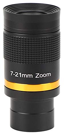 Nimomo Eyepiece, Astronomical Zoom Eyepiece Telescope 7‑21mm Continuous Eyepiece Telescope Observation 1.25 Inch / 31.7 MM Black
