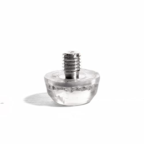 Genérico Tacos de Goma para Botas de fútbol-1Taco de fútbol de Recambio de 6mm (Transparente)