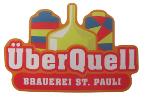 Brauerei St. Pauli - ÜberQuell - Aufkleber 83 x 54 mm