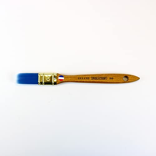 Pinceau Brosse Spalter Vernir BLEU POLYTOP 20mm/Made in France/Eco-Responsable/pour peintures et Vernis int. ou ext., terrasses, Murs. Trouvez la Gamme Complète Bleu Polytop sur Amazon