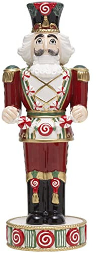 Fitz and Floyd Nutcracker Sugarplum Prince with Candy, 16.5 Inch