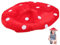 SAFIGLE Neuheit Pilzhut Roter Punkt Pilz Plüsch Hut Mädchen Fee Kostüm Cosplay Pilz Lustige Hut für Kinder Party Foto Requisiten für Erwachsene