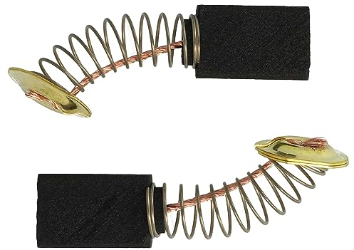 vhbw 2x Kohlebürste 19 x 11 x 5mm Ersatz für Dolmar 957.802.410 für Elektrowerkzeug, Motorsäge