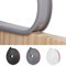 NiCoLa U-Shape Flexible Furniture Edge Banding, 5m×18mm Grey TPE Self Adhesive Veneer Edging Strip Edge, DIY Furniture Edge Trim for Table Cabinets Chairs Shelves Restoration
