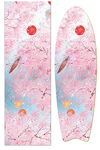 FEETOX Skateboard Klebeband 84 * 23cm(33.46X9.45inch) Skateboard Grip Tape Skateboard Aufkleber Bubble Free Waterproof Longboard Griptape Skateboard Grip Tape AC020 Skateboard Aufkleber