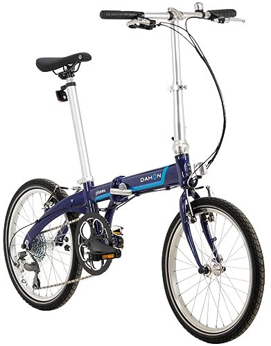 Dahon Unisex Fahrrad Piazza D8 Faltrad, 8-Gang, 20, blau, 11638