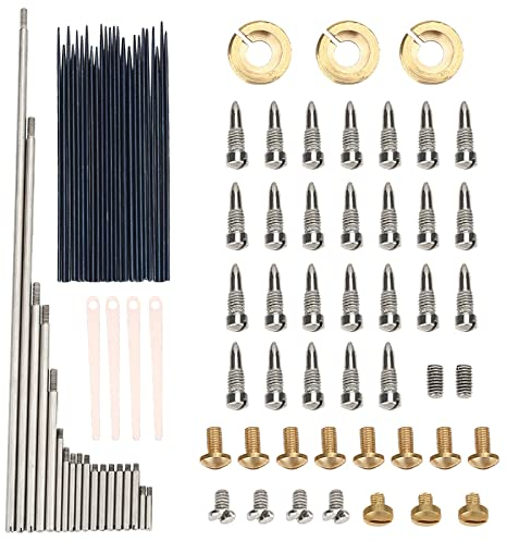 Reparatur- und Wartungsset für Altsaxophon mit Rollen, Federn, Schrauben, Stimmzungen und Muttern für Saxophon