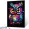 Tucocoo Graffiti-Eulen-Malen-nach-Zahlen für Erwachsene, DIY digitales Ölgemälde-Kits auf Leinwand mit Pinseln und Acrylpigment, niedliches Tier, buntes Bild, Heimdekoration, Geschenk, 40 x 50 cm