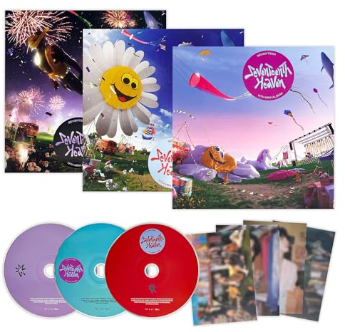 SEVENTEEN - [SEVENTEENTH HEAVEN] (Standard SET) Photobook+Lyric Book+Festival Wristband+Paper Art Kit+Sticker+Photocard+Mini Card+CD-R+Folded Poster+2 Badges+4 Extra Photocards+4 Postcard
