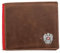 Hoamatkult Österreich Adler Wappen Vintage Leder Geldbörse - Eleganter Stil, RFID-Schutz, Mehrfachtaschen, Ideal für den täglichen Gebrauch