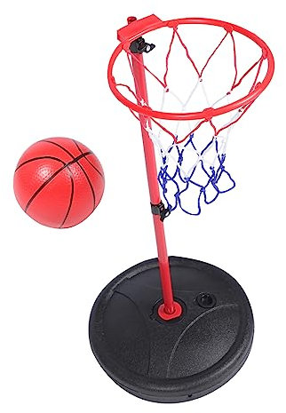 Toyvian Panier Basket Flottant Détachable avec Ballon Gonflable Jeu Piscine Extérieur Intérieur Portable Et Stable Accessoire Animations Aquatiques