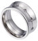 Bihsilin Damen Ringe Edelstahl, Silber Ring Personalisiert 10MM mit Zirkonia Bandring Trauringe Hochzeit Ringe Frauen Nickelfrei Gr.52 (16.6)