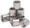 Runde M10-Überwurfmuttern, Klein, Runde Verbindungsmuttern aus Edelstahl, 10 Stück, Robust, M10x1,5-14-L13mm
