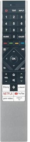 WINFLIKE ERF6N64 Voice Remote Control Replace for Hisense U8K Series ULED Mini LED 4K UHD Smart TV 55A85K 65A85K 65UXKQ 65UXKQTUK 65U8KQ 65U80KQ SUB Remote ERF6N64H