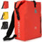 Ceciliec Sacoche de vélo - Sacoche pour porte-bagages et sac à dos de vélo - Étanche - Sacoche pour porte-bagages, à bandoulière, rouge, 18 l