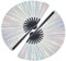 NICENEEDED 2 PCS 2 PCS Holographic Folding Hand Fan, Large Iridescent Fordable Rave Fans with Bamboo Ribs for Men Women, Glitter Decorative Handheld Fan for Club Dance Performance