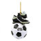 Generisch Weihnachtsdeko Ein Fußball Weihnachtsschmuck 2024 Lustige 2D Acryl Christmas Ornaments Tree Decorations Weihnachtsbaum Schmukdeko Tannenbaumschmuck Anhänger Weihnachts Deko2025
