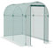 Outsunny Fruit Cage Bird Netting, Heavy Duty Fruit and Vegetable Protection Tent with Zipped Door, Anti Bird, Insects, Small Animals, 1.2 x 2.4 x 1.9m, Green