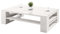 Lermowood Palettenmöbel Mp Couchtisch 100 x 60 x 40 cm Weiß | Europaletten Indoor und Outdoor Lounge Gartenmöbel Holz Gartenmöbel Set Lounge Möbel Terrasse Balkon Loft Stil Paletten
