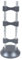Tixqeaif Stahl-REF-Kabel, Aluminiumlegierung, HiFi-Line-Rack, Audio-Audiophile, Hebedraht, Saitenausrüstung, Kabelrinne (B), Langlebig