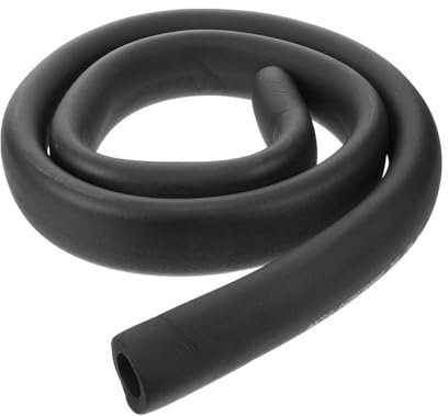Hemobllo Coton isolant Tubes isolation en mousse manchon de tuyau d'isolation tube d'isolation de tuyau isolation en caoutchouc couvre-tuyaux pour l'extérieur isolation de tuyaux d'eau Noir