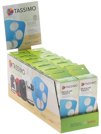 Masterpart Coffee Machine Descaler Descaling Tablets Display Pack Of 16 Boxes Compatible With All Bosch Tassimo Appliances 00311916
