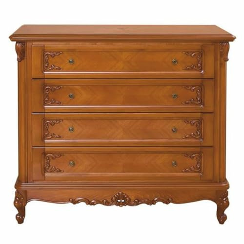 Casa Padrino Luxus Barock Kommode Braun 120 cm - Barock Schlafzimmer Möbel