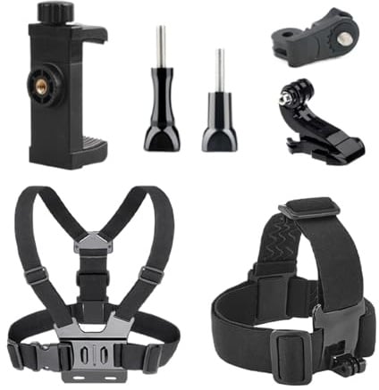Brustgurt für Kamera, Brusthalterung für Handy, verstellbare Riemen, Sportriemen für Motorrad, für Perspektivenaufnahmen im Motorrad