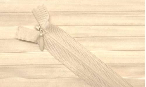 Reißverschluß nahtverdeckt nahtfein 80 cm beige