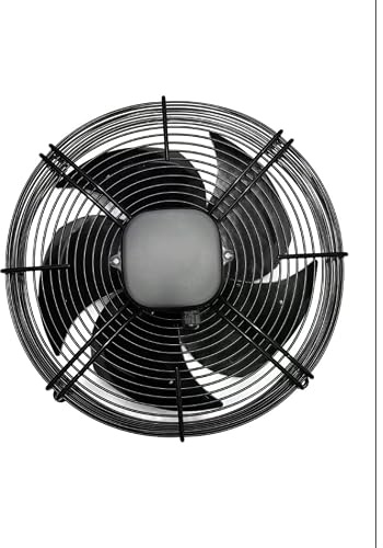 Amslight Potente ventilador de pared industrial Ø350 con potencia de aire de 2450 m³/h y aspas de metal