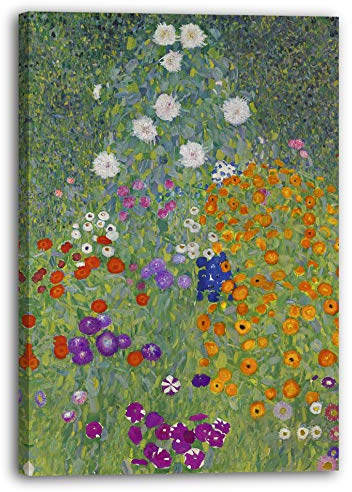 Printed Paintings Leinwand (40x60cm): Gustav Klimt - Bauerngarten (1907)