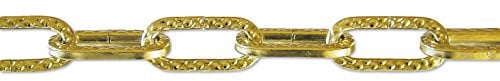 Chapuis BL12 Kette lustrerie Dekoration Stahldraht Arbeitslast Ungefähre, dore, 25 m/ø 2 mm