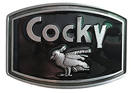 LKMY Cocky Herren Gürtelschnalle Druckgussschnalle aus Metall mit Metalldruckguss, Westerngürtelschnalle im indianischen Stil schwarz