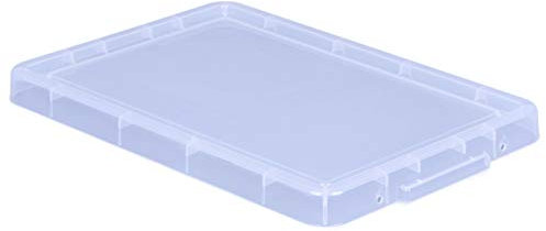 Really Useful Products 19/9/4 Litre Lid Only, Transparent Clear